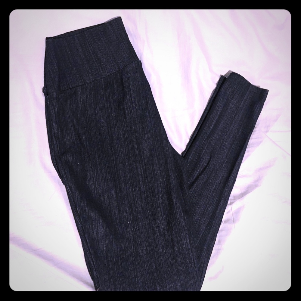 Dark wash Agnes and Dora jeggings